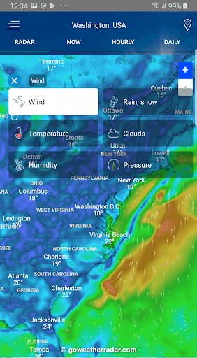 Weather Radar - Windy, rain ra screenshot 6