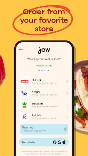 Jow - easy recipes & groceries screenshot 9