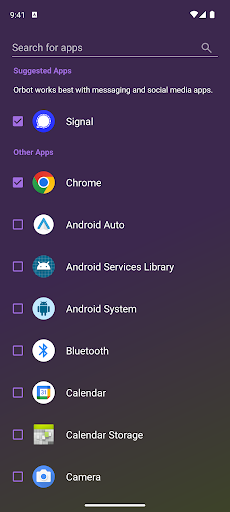 Orbot: Tor for Android screenshot 1