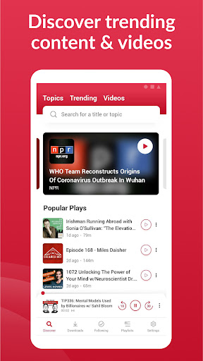 Offline Podcast App: Player FM screenshot 4