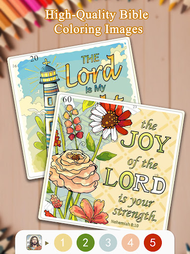 Bible Color Paint By Number screenshot 16