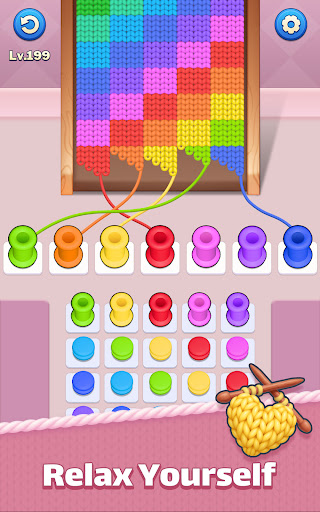 Knit Madness - Wool Color Sort screenshot 17