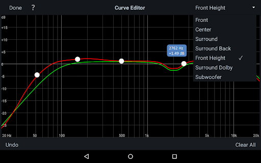 Audyssey MultEQ Editor app screenshot 6