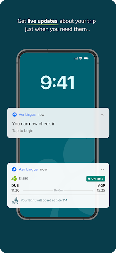 Aer Lingus App screenshot 1