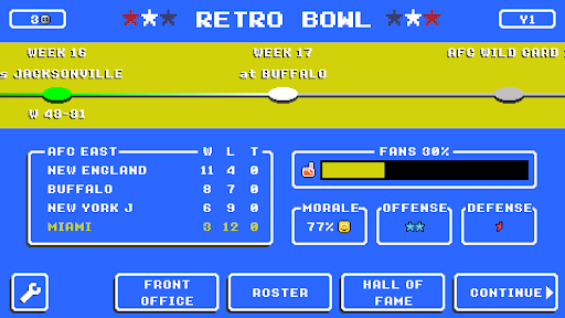 Retro Bowl screenshot 10