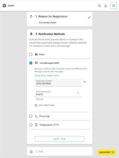 VINELink screenshot 5
