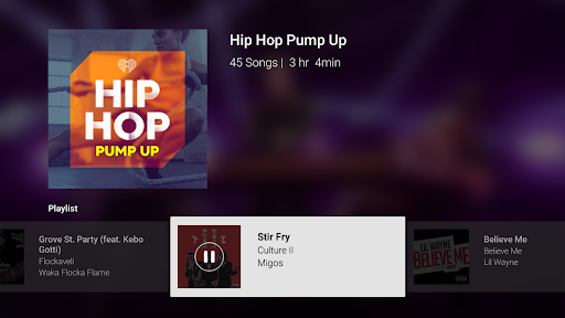 iHeartRadio for Google TV screenshot 3