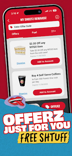 Sheetz Food Delivery & Rewards screenshot 1