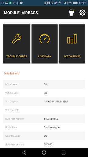 OBD JScan screenshot 1