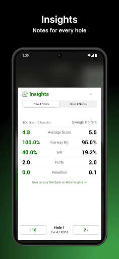 SwingU: Golf GPS Range Finder screenshot 9