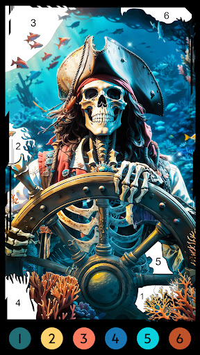 Alpha Color: Men coloring book screenshot 2
