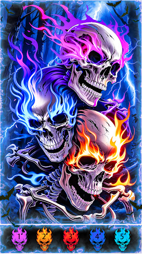Dark, Horror Color by Number screenshot 1