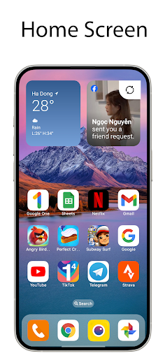 OS Launcher 18 - Phone 16 Max screenshot 3