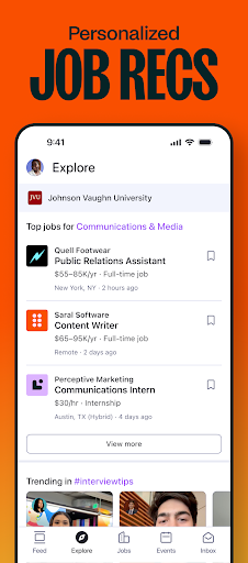Handshake Jobs & New Careers screenshot 5