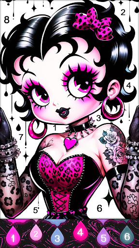 Fluid Art:Color By Number screenshot 2