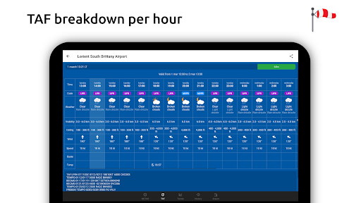 Metar-Taf - Visual decoder screenshot 6