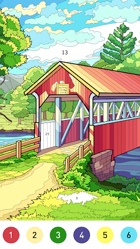 Nostalgia Color by number game screenshot 1