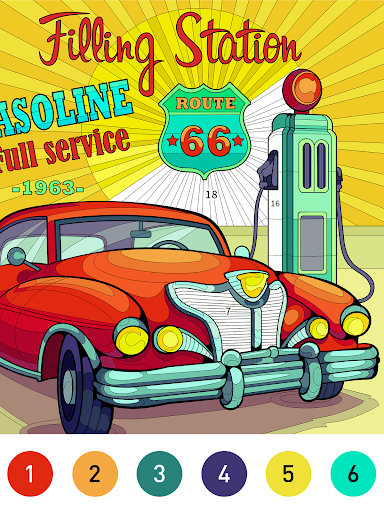 Nostalgia Color by number game screenshot 14
