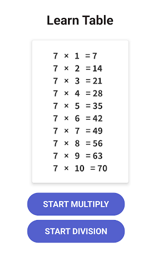 Times Table  - Learn Math screenshot 14