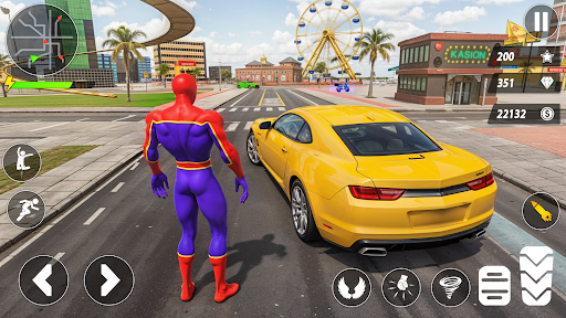 Spider Robot Hero Car Games screenshot 14