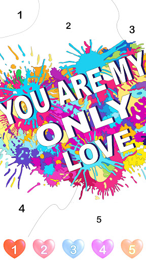Graffiti Quote Color by number screenshot 20