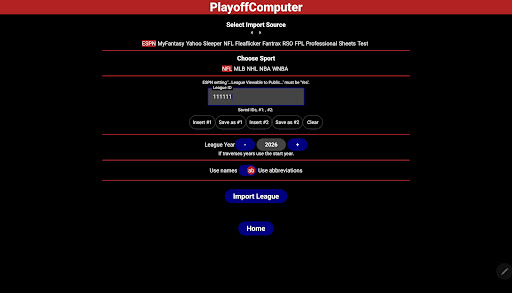 PlayoffComputer screenshot 11