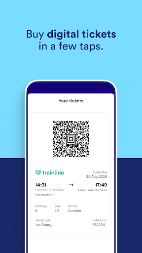 Trainline: Train travel Europe screenshot 1