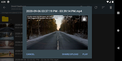Droid Dashcam - Video Recorder screenshot 1