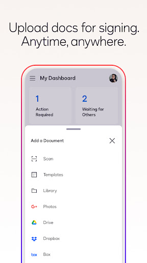 Docusign - Upload & Sign Docs screenshot 3