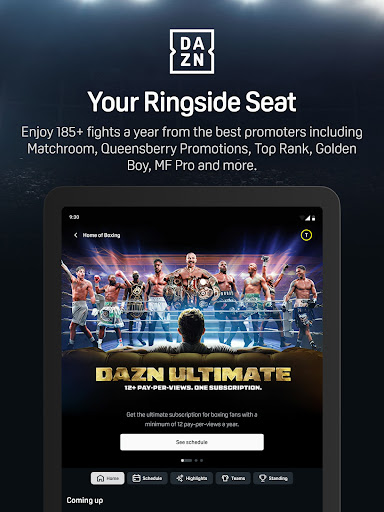 DAZN - Watch Live Sports screenshot 2