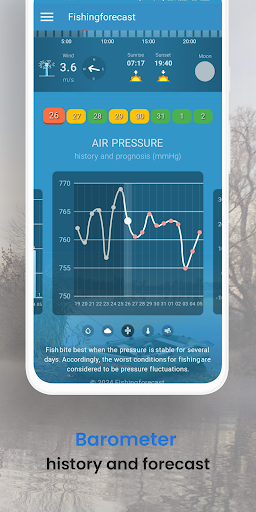 Fishing forecast screenshot 2