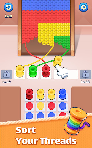 Knit Madness - Wool Color Sort screenshot 21