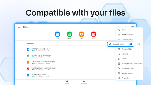 MobiOffice: Word, Sheets, PDF screenshot 11