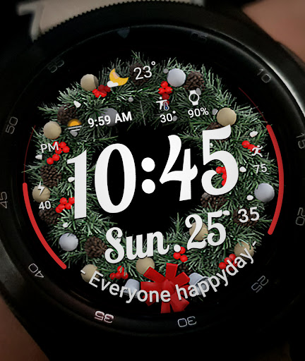 ACRO Happy Christmas Watchface screenshot 10