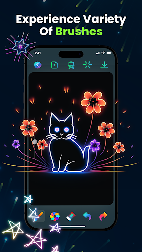 Magic Doodle: Glow Art Drawing screenshot 3
