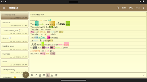 Notepad - simple notes screenshot 7
