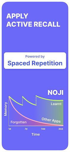 Noji – Flashcards study app screenshot 1
