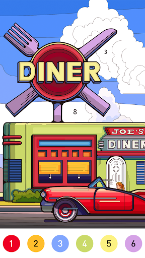 Nostalgia Color by number game screenshot 12