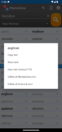 RhymeZone Rhyming Dictionary screenshot 3