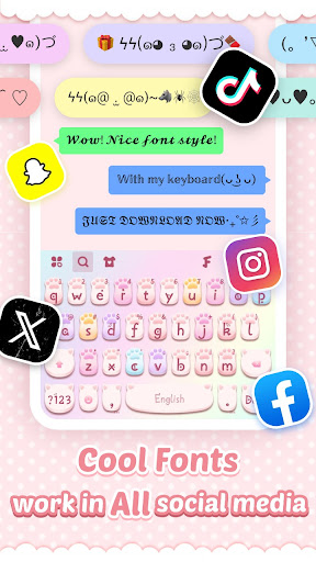 Pink Cute Hippo Theme screenshot 5