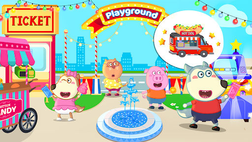 Wolfoo's Town: Dream City Game screenshot 12