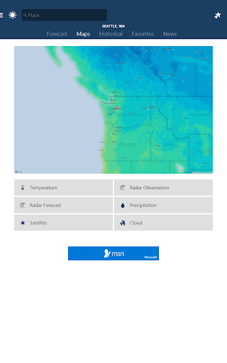 MSN Weather - Forecast & Maps screenshot 7