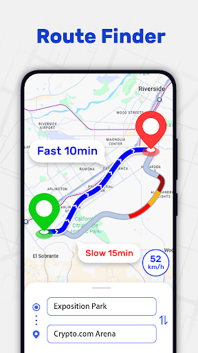 GPS Navigation Route Finder screenshot 1