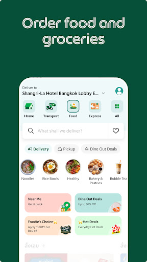 Grab - Taxi & Food Delivery screenshot 5