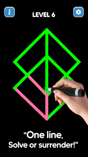 Line Drawing: No Lift Puzzle screenshot 4