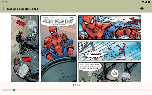 Comic Book Reader (cbz/cbr) screenshot 20
