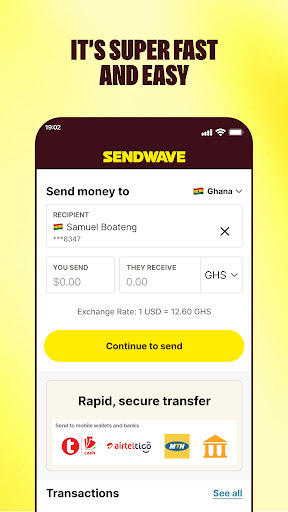 Sendwave: Send Money Abroad screenshot 1