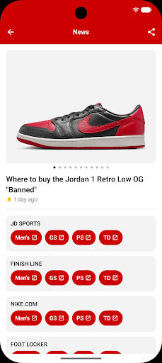 J23 - Jordan Release Dates screenshot 1