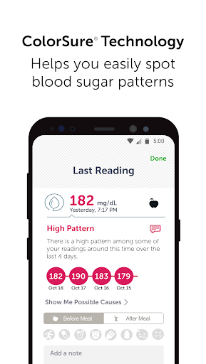 ​OneTouch Reveal® app screenshot 1