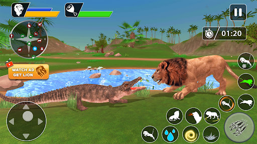 Lion Games Animal Simulator 3D screenshot 2